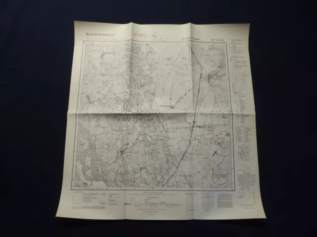 Landkarte Meßtischblatt 3561 Lewitz i.d. Neumark, Reichsgau Wartheland, 1940