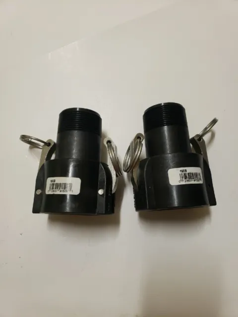 1-1/2 Fem Coupler X Mpt GREEN LEAF INC Cam-Lock Couplers/Adapters GLP150BNL 2ct
