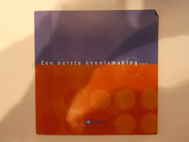 KMS, Niederlande, 1 Cent - 2 Euro, 2001, original, im Folder.