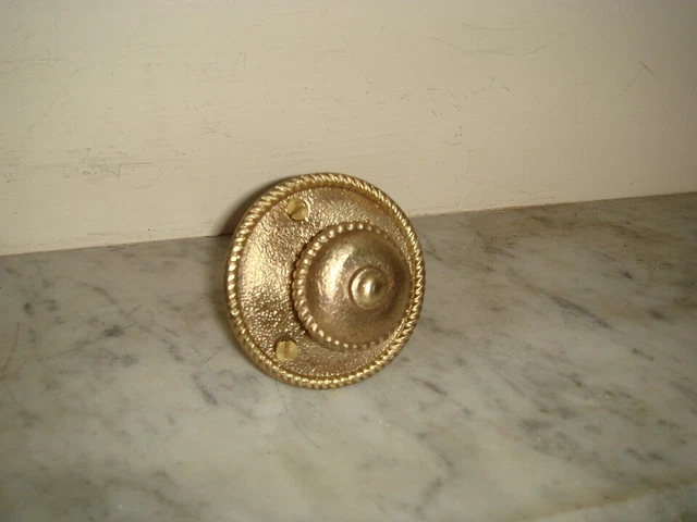 Victorian Door Bell Pull,Antique Brass Visitors Servants Bell Pull. W Tonks &Son