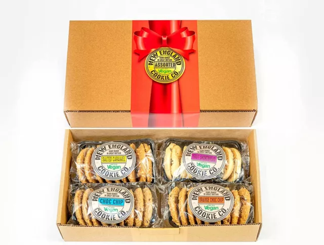 New England Cookie Co. Hand Baked Biscuits Assortment 4 Packs x 150g (600g)