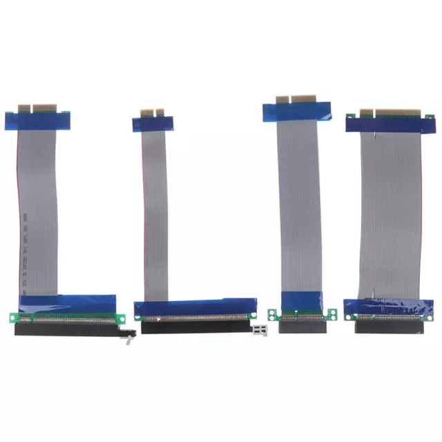 PCI-E Express 16X/8X/4X Riser Card Extender Extension Ribbon Flexible .zy