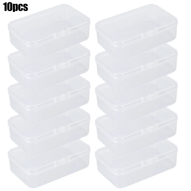 Custodia contenitore organizzatore viti portatile per anelli perline e pillole set di 10