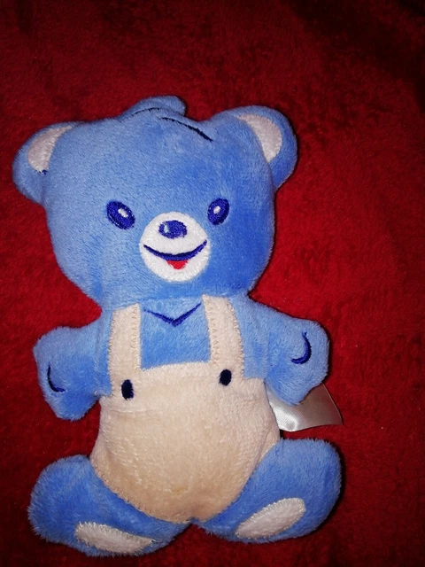 Doudou  Semi Plat Ours  NESTLE BLEU BLANC