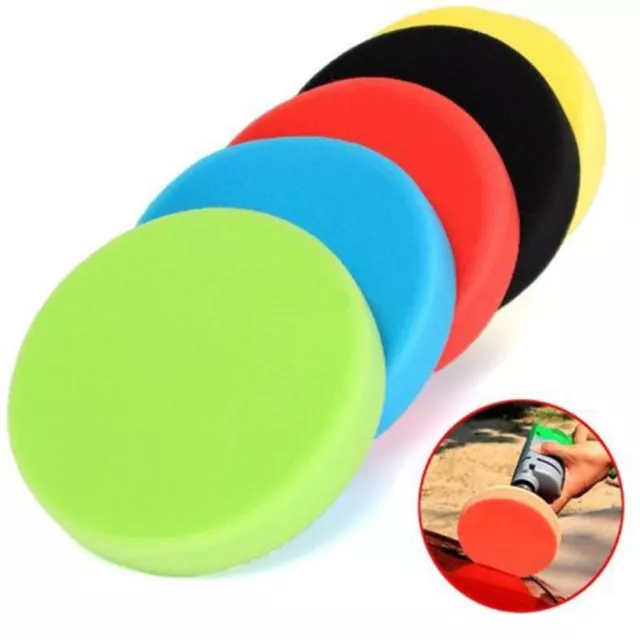 Flat Cleaning Tool Polishing Foam Car Polisher Pad Buffing Sponge Polish Kit