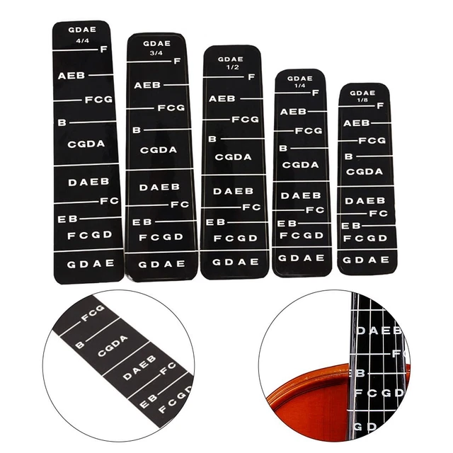 BOOST YOUR VIOLIN Learning Progress with Fretboard Stickers Easy ...
