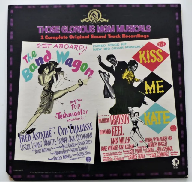Those Glorious Mgm Musicals - The Band Wagon/Kiss Me Kate - Original Soundtracks