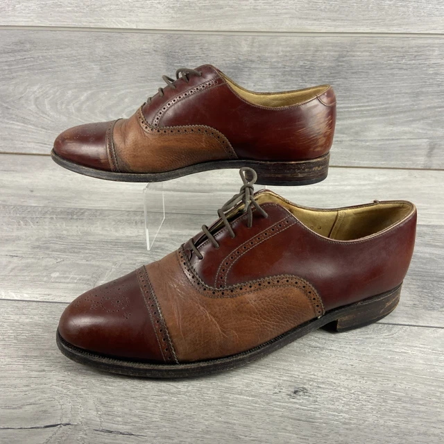 CLARKS MEN ** Pitney LIMIT Navy Combi - Brogue Trendy  display picture 3