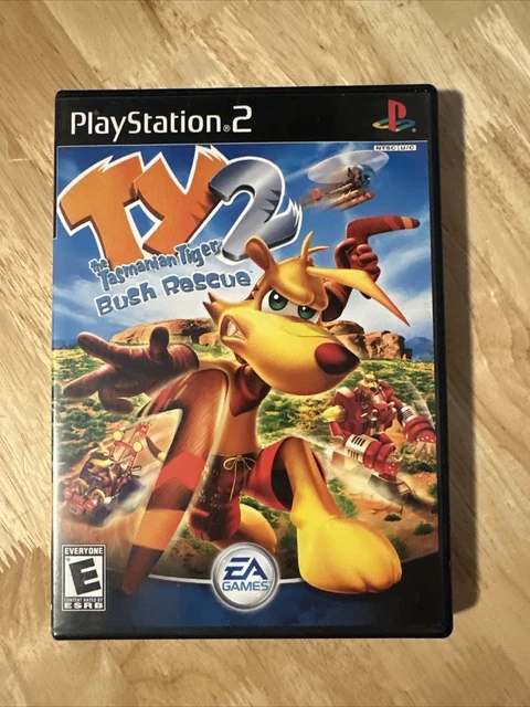 TY THE TASMANIAN Tiger 2 Bush Rescue PS2 PlayStation 2 - Complete CIB ...