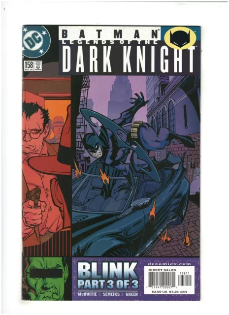 Batman Legends of the Dark Knight #158 DC Comics 2002 Dwayne McDuffie VF+ 8.5