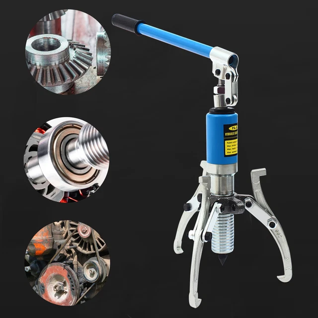 5T Hydraulic Bearing Gear Puller Wheel Separator With Box 200mm Max Reach w/ Box