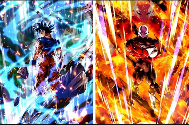 Goku Ultra Instinct Jiren Dragon Ball Z 3D Holographic Lenticular Poster Peeker