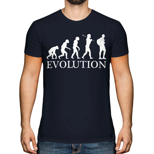 T-Shirt Da Uomo Tourist Evolution Top Regalo Fotocamera Fotografia