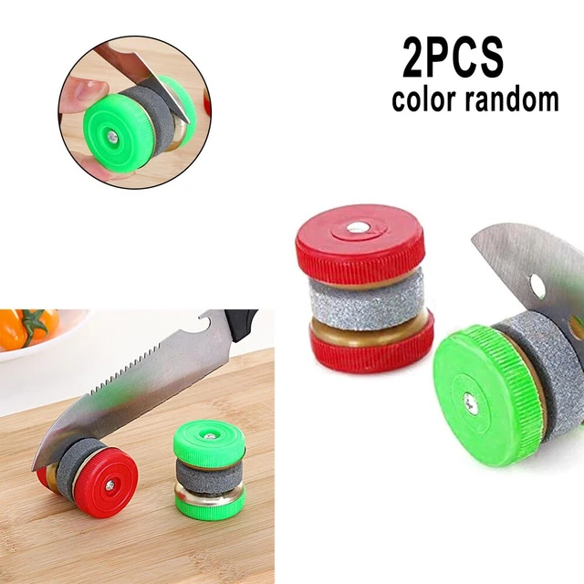 Afilador 2 ud. 4,5*3,8 cm ABS cubiertos cocina accesorios herramienta de afilado