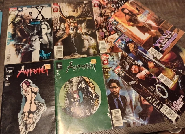 Mixed Lot of 9 Comic Books Xena, X Files, Awakening