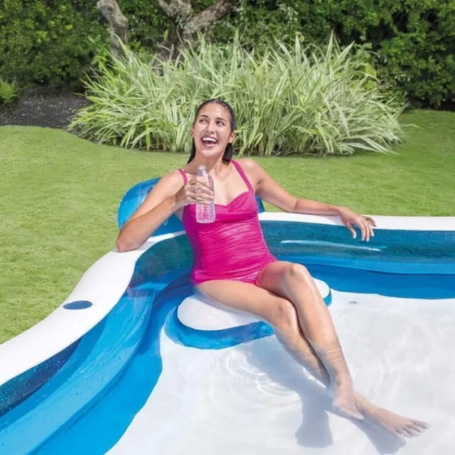 Intex Inflatable Swim Centre Family Lounge Large Paddling Swimming Seat Pool 3