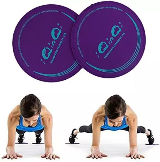 Exercise Glider Discs, Exercise Core Sliders for Working Out, Dual Sided Sliding