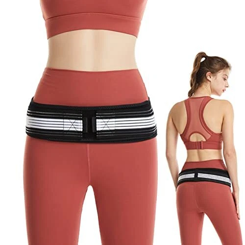 Paskyee Ceinture SI sacro-iliaque de hanche pour homme et femme, soulage les dou