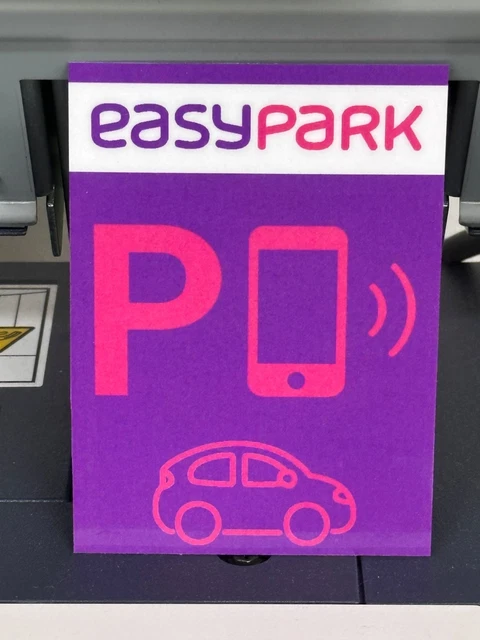 Talloncino Plastificato Easy Park Easypark Sosta Parcheggio 11x8 167207933630 Talloncino Plastificato Easy Park Easypark Sosta Parcheggio 11x8 167207933630