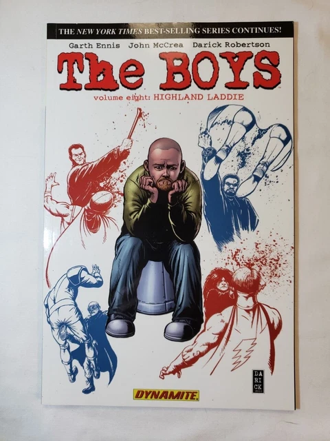 The Boys Vol 8 Highland Laddie Signed by Garth Ennis TPB Dynamite Mint Condition