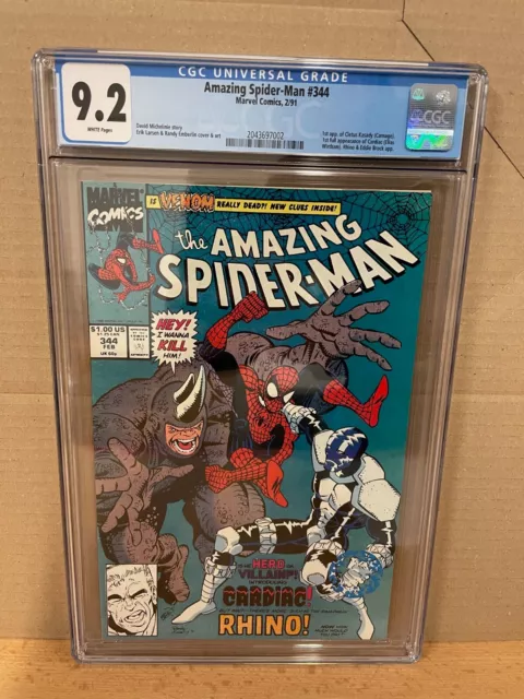 Amazing Spider-Man  #344 9.2 CGC