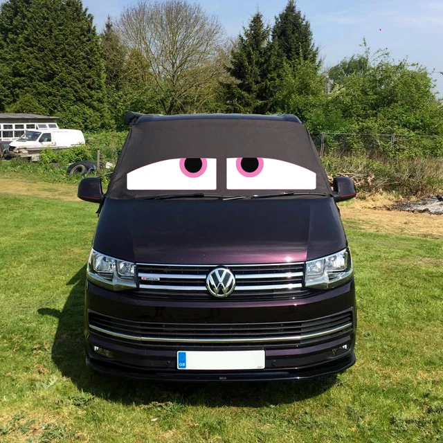 thumbnail image 2 of Fuel Lagoon VW Transporter T6 Front Window Screen Cover - Black Out Blind - Frost & Sun Protection - UK Made 2 of 6