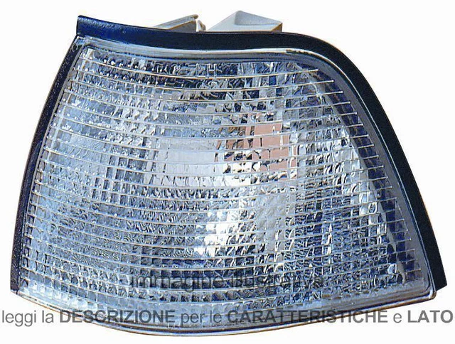 Indicatore Di Direzione Bianco Destro Per BMW E36 1990-2000 - Omologato E, Con Portalampada