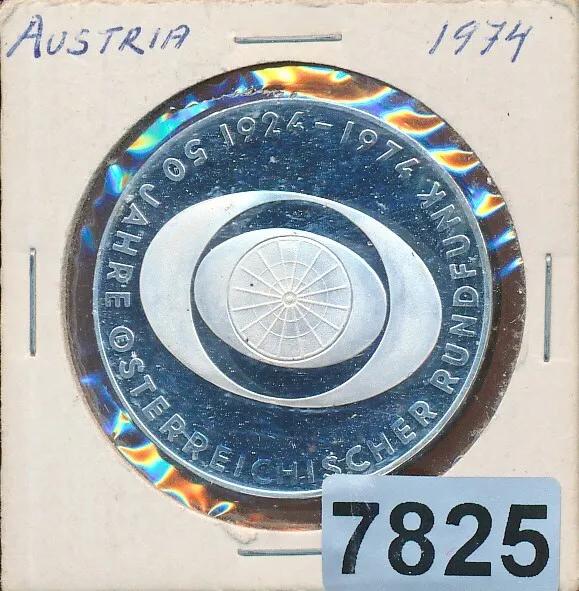 Austria  - 1974 - 50  Shillings -  Silver - Proof - #7825