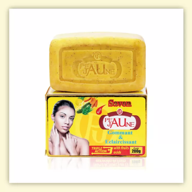 PEAU JAUNE SAVON ÉCLAIRCISSANT EXTRA FORT TRIPLE ACTION 200 gr