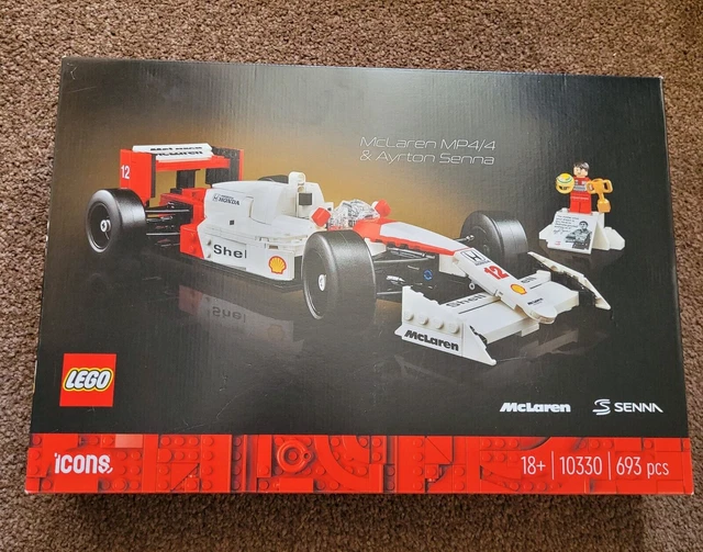 LEGO ICONS (10330) McLaren MP4/4 & Ayrton Senna £47.49 - PicClick UK