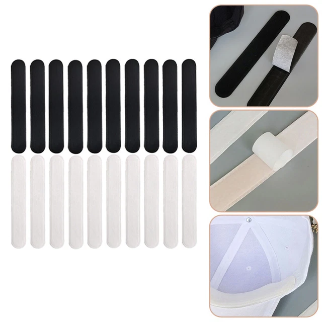 40 Pcs Non-woven Fabric Hat Pad Sweat Men Women Liner Sweatband Pads