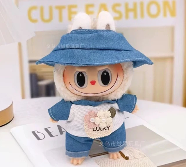 Puppenkleidung Für 17cm Puppen - 4-teiliges Set Mit Overall & Zubehör