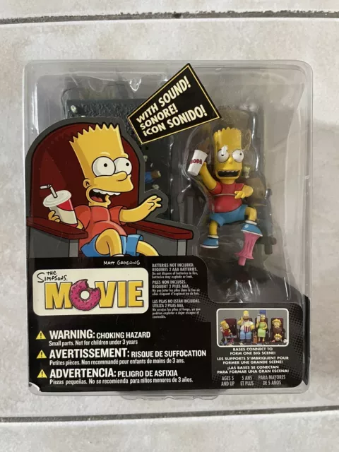 Figurine Simpson McFarlane The  Movie Bart Au Cinéma Sous Blister