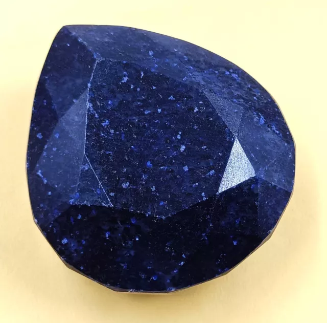 1400-1450Ct Delightful African Blue Sapphire Certified Natural Pear Cut Gems DKZ
