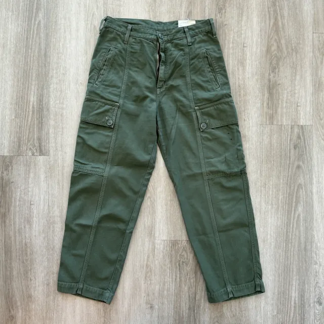 Citizens Of Humanity Casey - Army Green Military Cargo Pant Sz 26 - Preowned