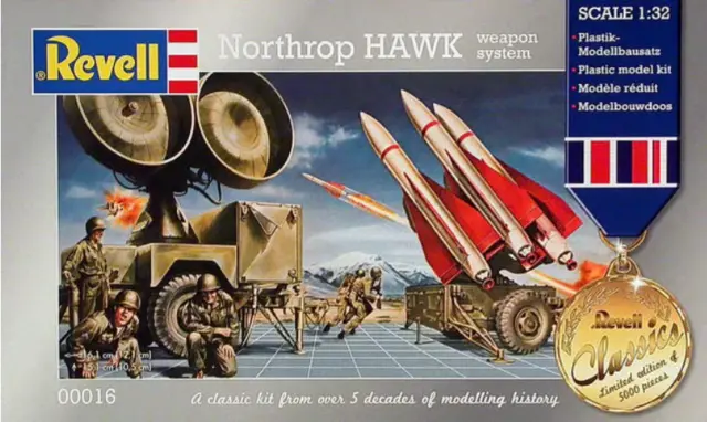 Revell #00016 1/32 Northrop Hawk Weapon System Limited Edition Model Kit
