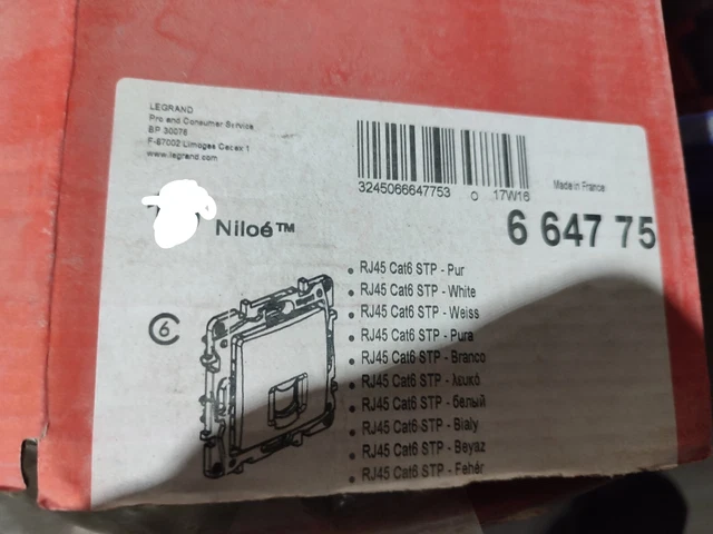Legrand Niloé RJ45 Cat6 STP  664775