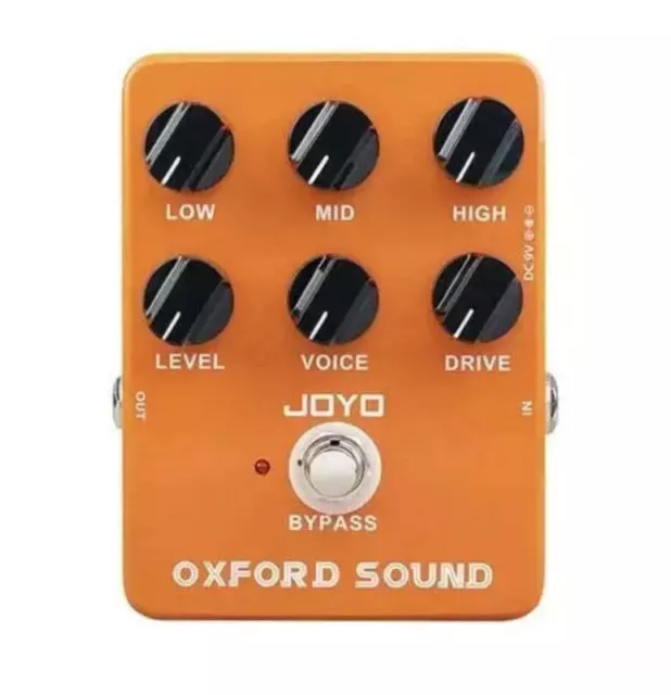 Pedal de efectos para guitarra Joyo Oxford Sound JF-22 naranja - vendedor de EE. UU.