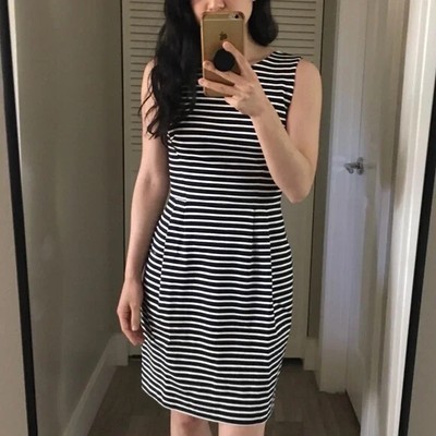 Kate Spade Kellie Striped Navy/White Knit Dress Sz 0