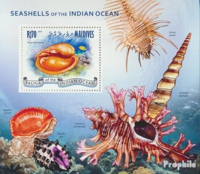 Briefmarken Malediven 2013 Mi Block 638 (kompl. Ausg.) postfrisch Fische