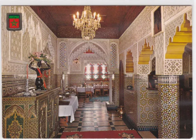 Carte Postale Couleur Cpsm Maroc Casablanca Restaurant Sijilmasa