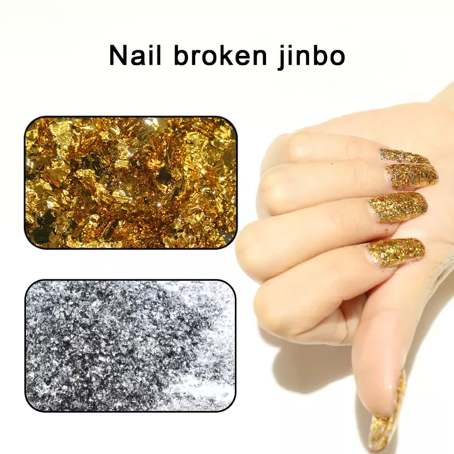 Nail Stickers Diy Convenient Nail Transfer Gold Foil Decals Fine Workmanship