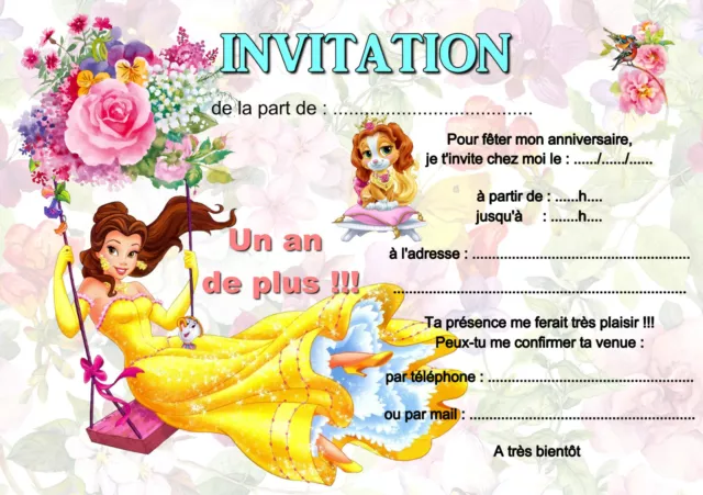 5 - 12 ou 14 cartes invitation anniversaire lilo et stitch REF 436 EUR 3,15  - PicClick FR