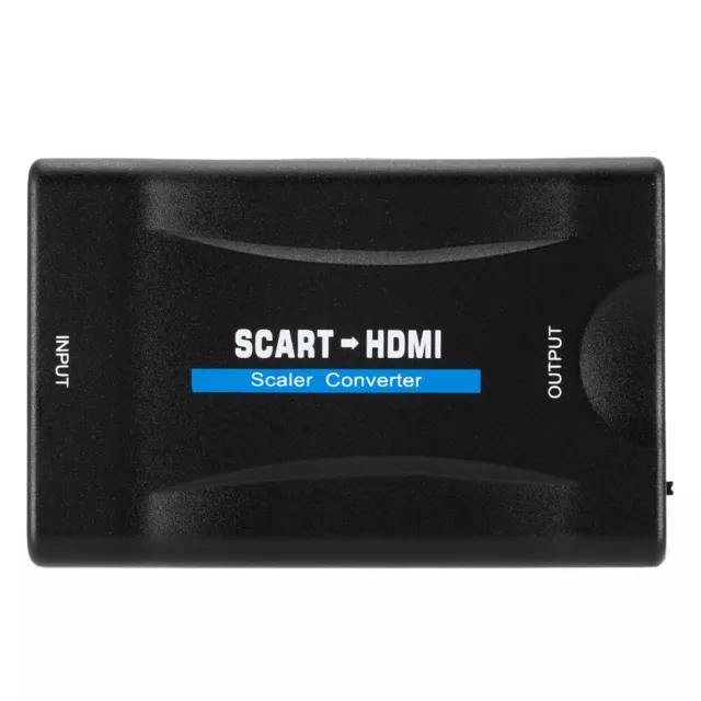 1080P SCART to HDMI Video Audio Upscale Converter Signal Adapter for HD TV DVD