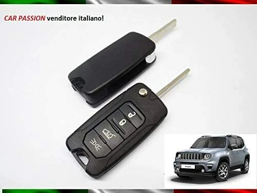 Chiave Guscio ORIGINALE IEA Telecomando Radiocomando (compatibile JEEP) Logo - Foto 6