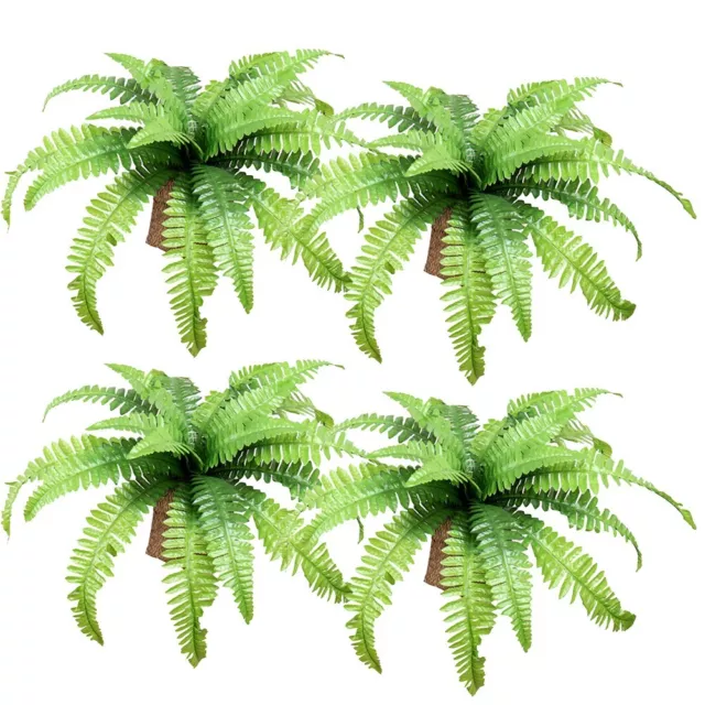 Iconic Sword Shaped Fronds Lifelike Imitation Boston Ferns for All Environments