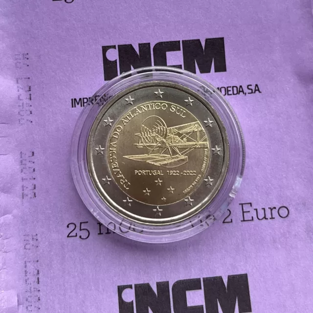 Portugal commemorative 2 euro coin 2022 "Atlantic Crossing" - UNC
