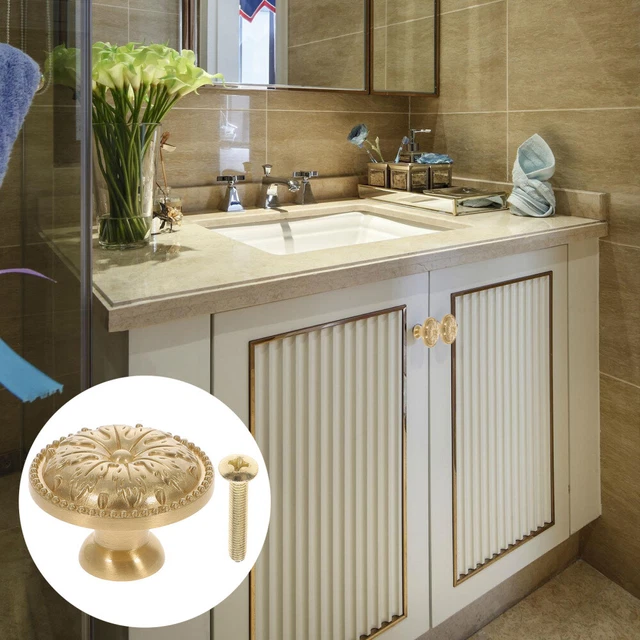 Vintage Furniture Handles Drawer Handle Brass Cabinet Pulls Cupboard