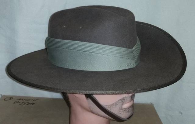 NEW KHAKI PUGAREE FOR AN AUSTRALIAN ARMY SLOUCH HAT - 7 FOLD 59cm REPRO ...