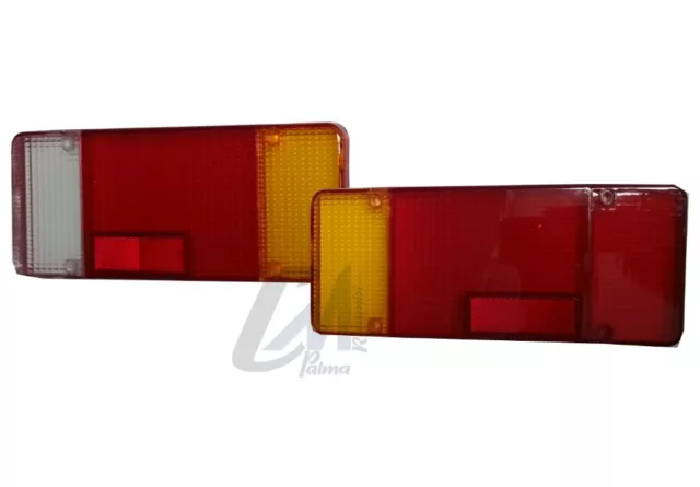 Coppia Plastiche Dx Sx Fanale Posteriore Iveco Daily/ Citroen/ Peugeot/ Ducato